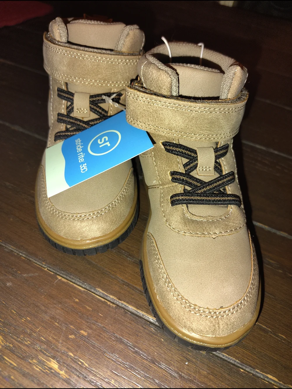 Stride Rite 360 Toddlers Tan High-Top Boots Sz. 10M